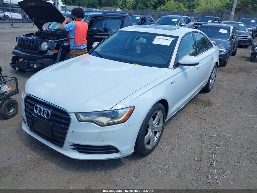 Vin: wauggafc4cn045013, lot: 46170680, audi a6 3.0t premium plus 20122