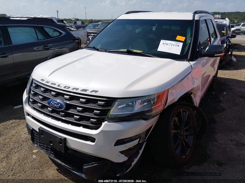Vin: 1fm5k7d8xhgb39429, lot: 46170718, ford explorer xlt 20172