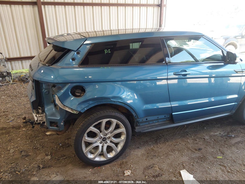 2013 Land Rover Range Rover Evoque Pure Plus VIN: SALVT1BG6DH728631 Lot: 45672121
