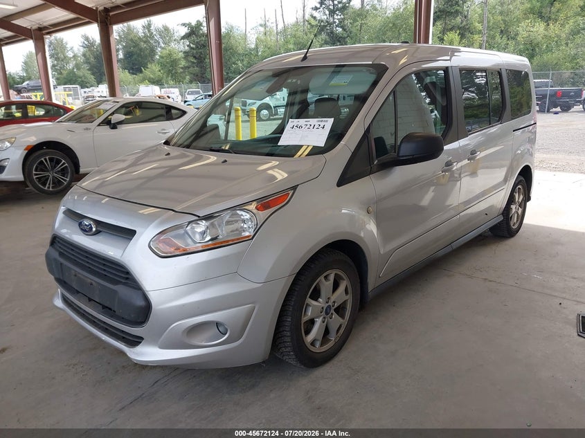 Vin: nm0ge9f74g1256829, lot: 46170724, ford transit connect xlt 20162