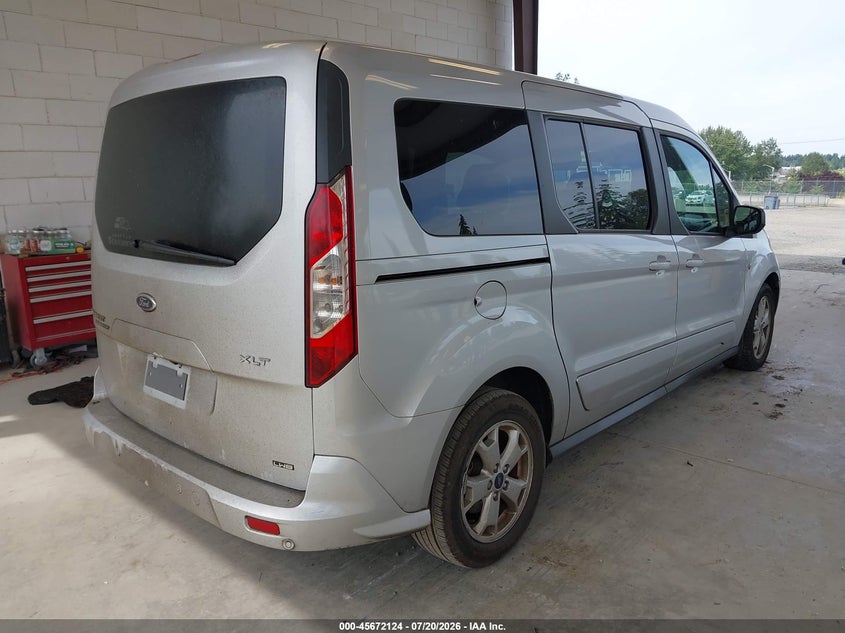 Vin: nm0ge9f74g1256829, lot: 46170724, ford transit connect xlt 20164