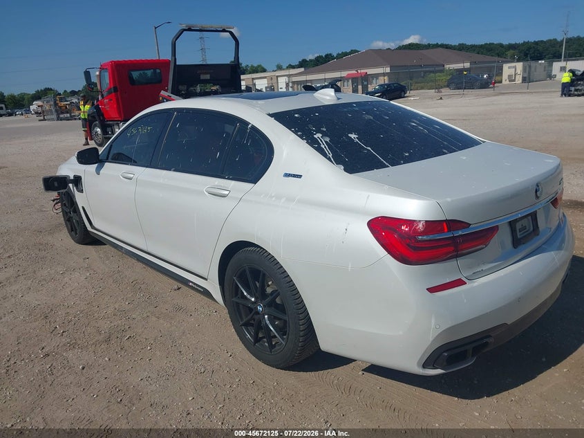 Vin: wba7j2c56jb246262, lot: 46170725, bmw 740e xdrive iperformance 20183