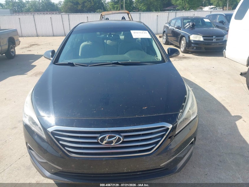 2016 Hyundai Sonata Se VIN: 5NPE24AF9GH324037 Lot: 45672129