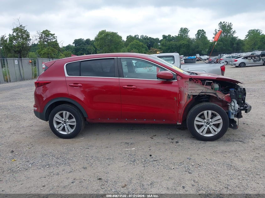2018 Kia Sportage Lx VIN: KNDPMCAC0J7332364 Lot: 45672130