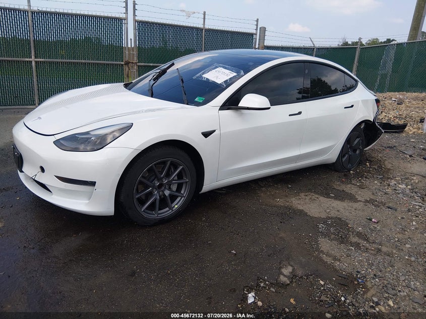 2022 Tesla Model 3 Rear-Wheel Drive VIN: 5YJ3E1EA6NF168269 Lot: 45672132