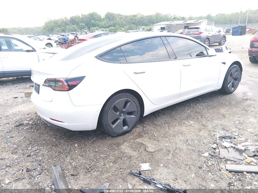 2022 Tesla Model 3 Rear-Wheel Drive VIN: 5YJ3E1EA6NF168269 Lot: 45672132