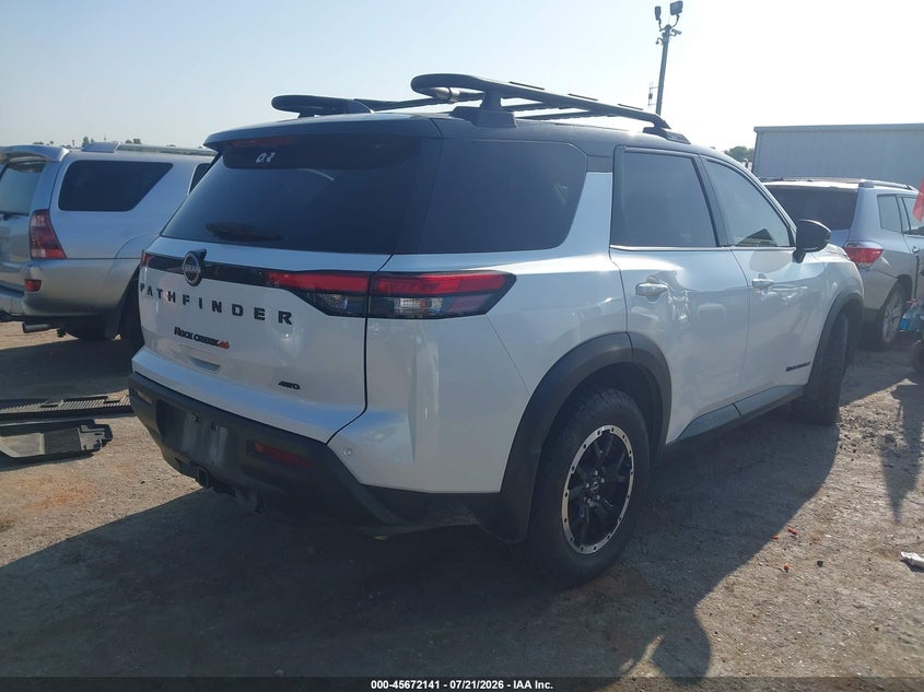 Vin: 5n1dr3bd6sc208261, lot: 46170741, nissan pathfinder rock creek 4wd 20254