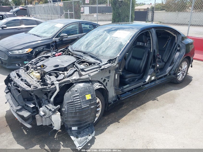 2021 Infiniti Q50 Luxe VIN: JN1EV7BP1MM706325 Lot: 45672166