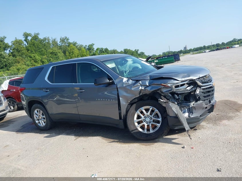 2020 Chevrolet Traverse Fwd Ls VIN: 1GNERFKW8LJ115354 Lot: 45672171