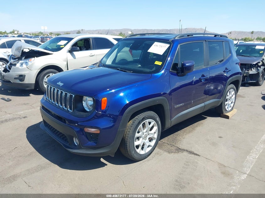 2020 Jeep Renegade Latitude Fwd VIN: ZACNJABB6LPL86040 Lot: 45672177