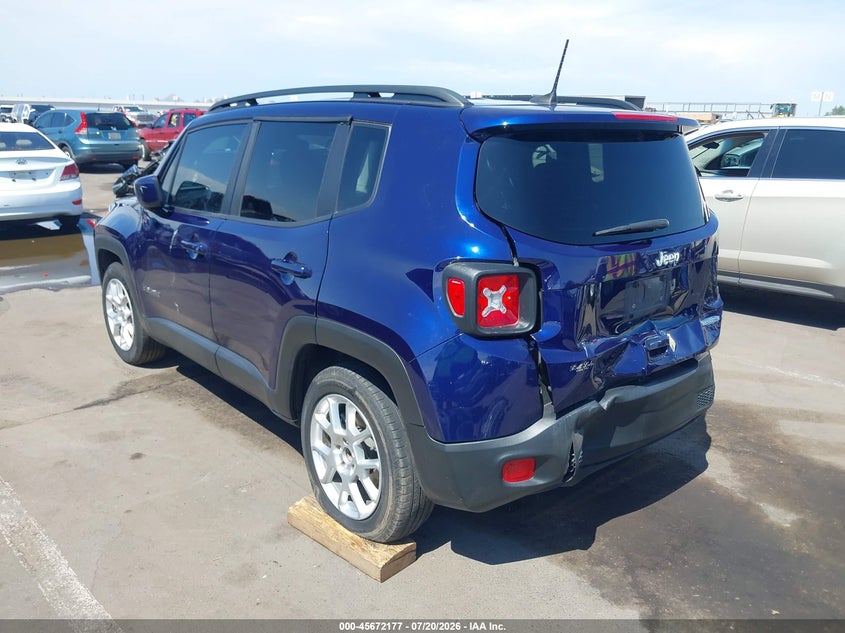 2020 Jeep Renegade Latitude Fwd VIN: ZACNJABB6LPL86040 Lot: 45672177