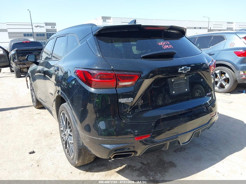 2023 Chevrolet Blazer Fwd Rs VIN: 3GNKBERS0PS143464 Lot: 45672183
