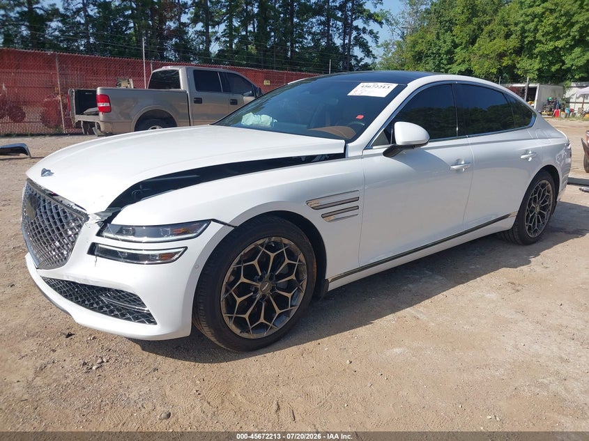 2022 Genesis G80 2.5T Rwd VIN: KMTGB4SC7NU093818 Lot: 45672213
