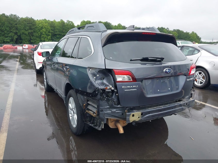 Vin: 4s4bsafc1h3279037, lot: 46170815, subaru outback 2.5i premium 20173