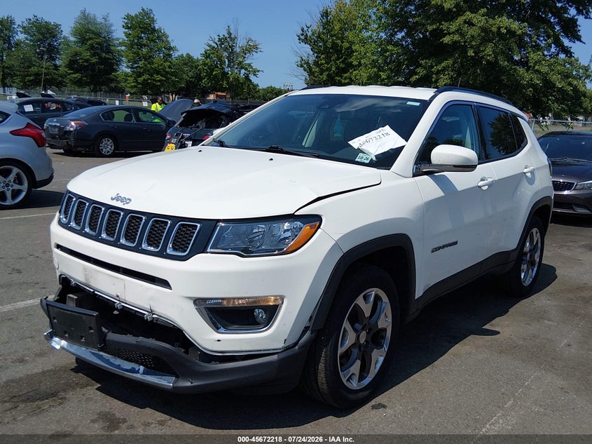 Vin: 3c4njdcb9mt519788, lot: 46170818, jeep compass limited 4x4 20212
