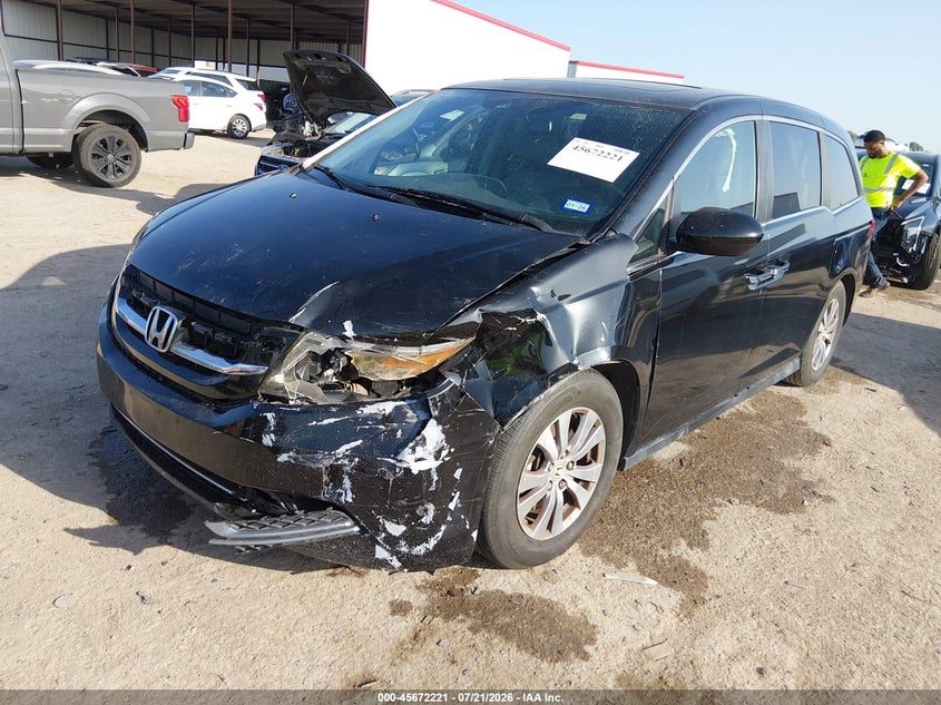 2014 Honda Odyssey Ex-L VIN: 5FNRL5H64EB060277 Lot: 45672221