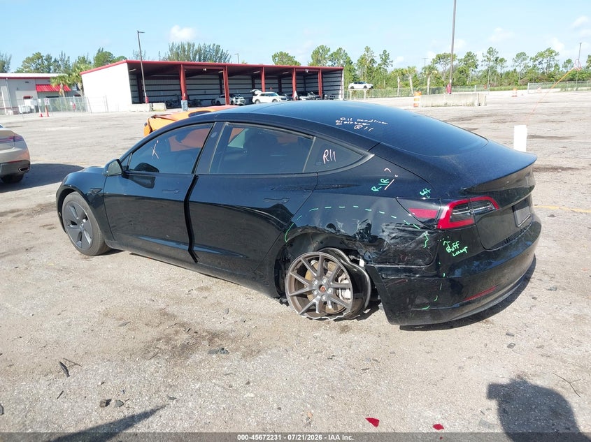 2023 Tesla Model 3 Long Range Dual Motor All-Wheel Drive VIN: 5YJ3E1EB1PF416228 Lot: 45672231