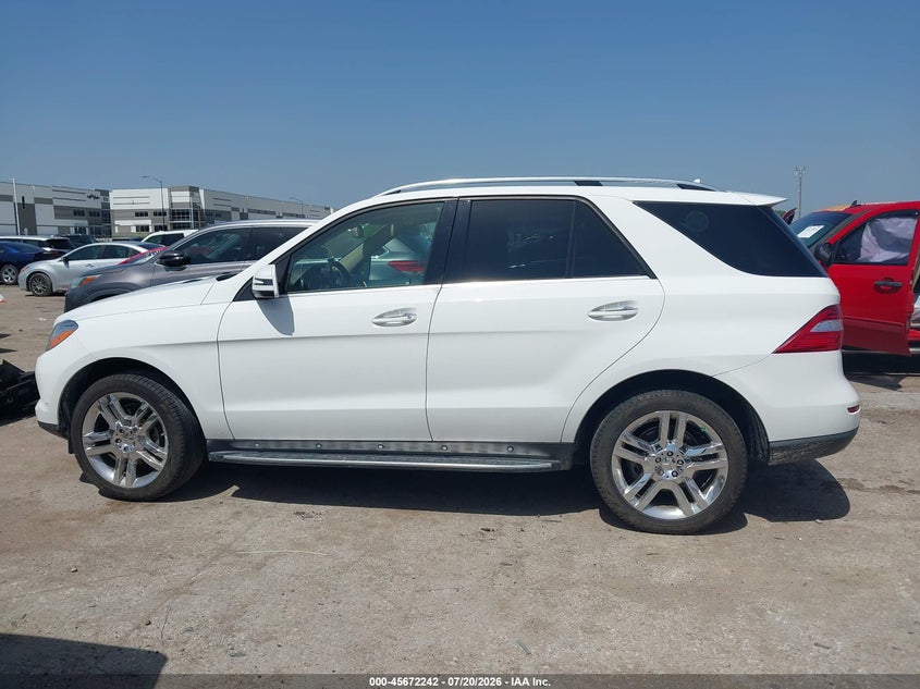 2015 Mercedes-Benz Ml 350 VIN: 4JGDA5JBXFA512715 Lot: 45672242