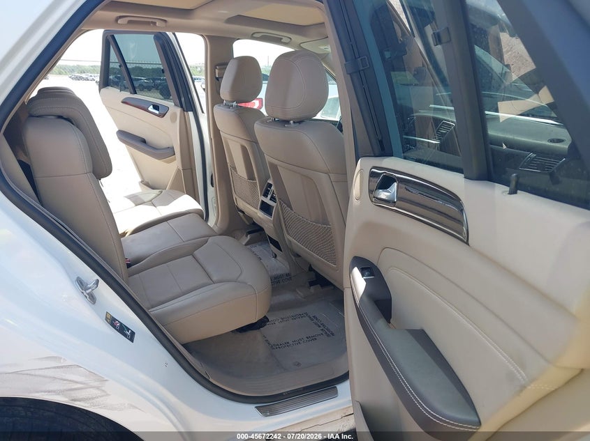 2015 Mercedes-Benz Ml 350 VIN: 4JGDA5JBXFA512715 Lot: 45672242