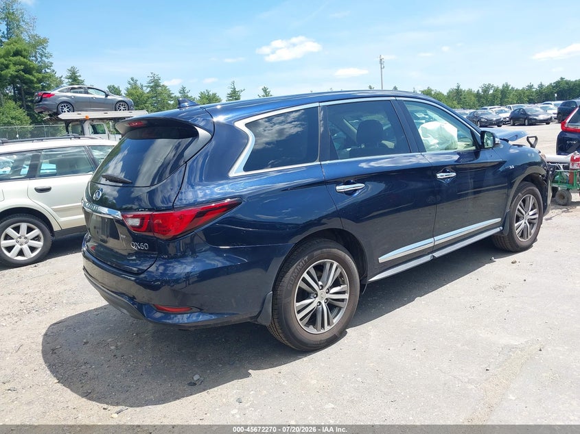 2019 Infiniti Qx60 Pure VIN: 5N1DL0MM4KC566679 Lot: 45672270
