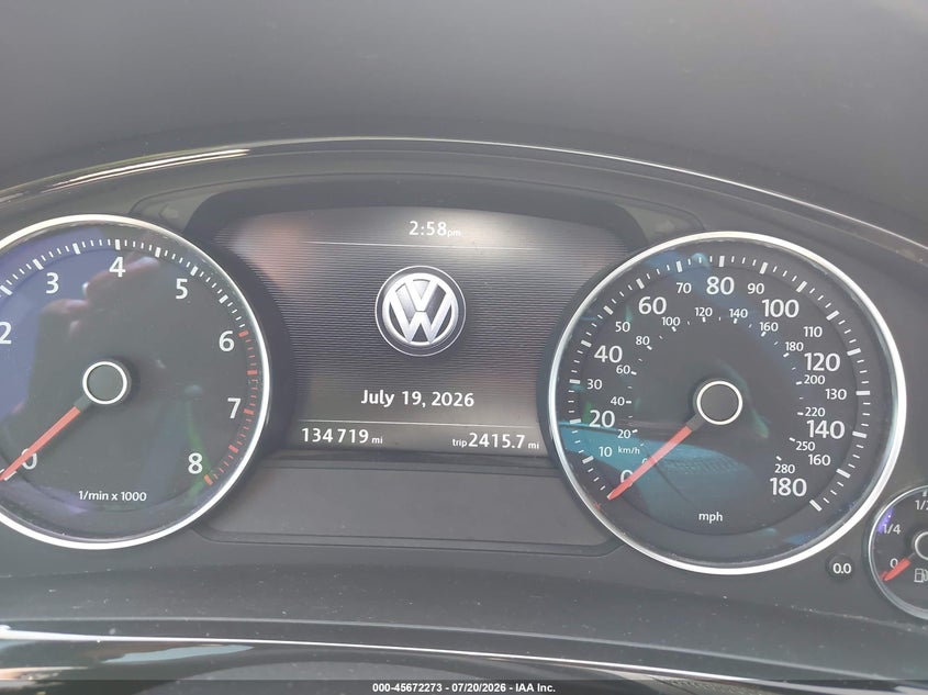 2014 Volkswagen Touareg 3.6L R-Line VIN: WVGDF9BP6ED003690 Lot: 45672273