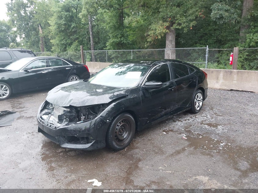 2018 Honda Civic, Front End, IAAI, VIN 2HGFC2F59JH567371 — photo 2