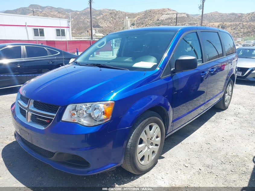 Vin: 2c4rdgbg4jr248595, lot: 46170880, dodge grand caravan se 20182