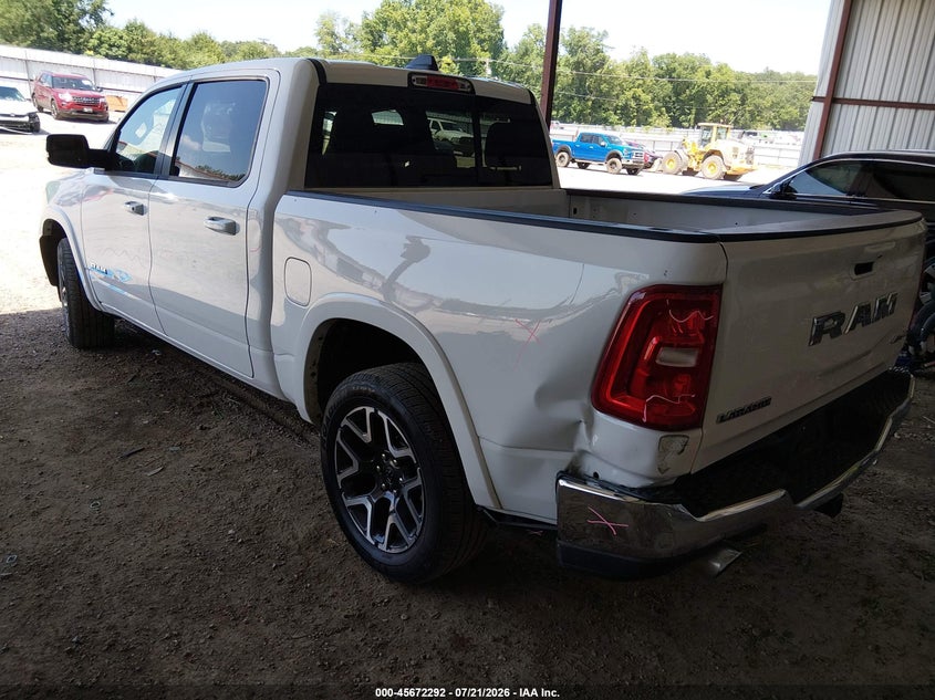 Vin: 3c6srfjp2t4175467, lot: 46170892, ram 1500 laramie  4x4 5'7 box 20263