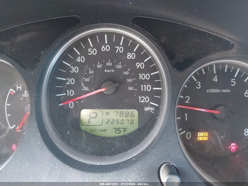 2007 SUBARU FORESTER auction photo 7