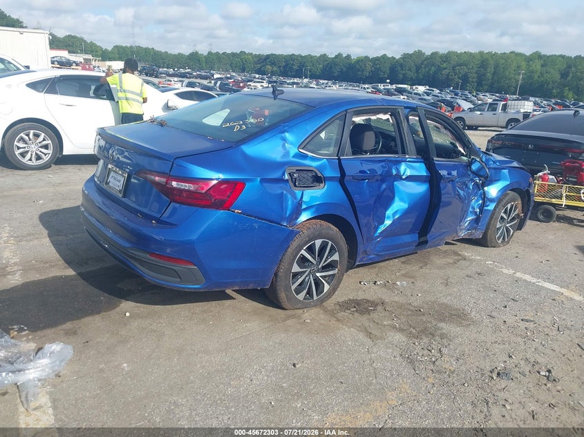 2024 Volkswagen Jetta 1.5T S VIN: 3VW5M7BU1RM051288 Lot: 45672303