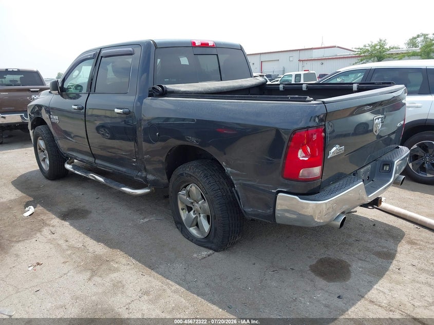 Vin: 3c6rr7lt4gg271457, lot: 46170922, ram 1500 big horn 20163