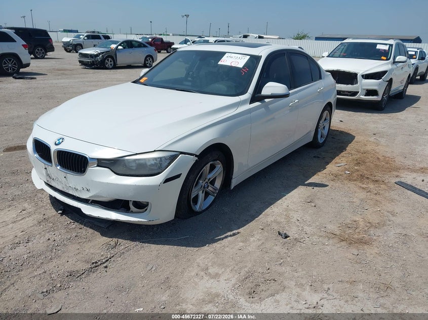 2014 BMW 328I, Left Front, IAAI, VIN WBA3C1C52EK105777 — photo 2
