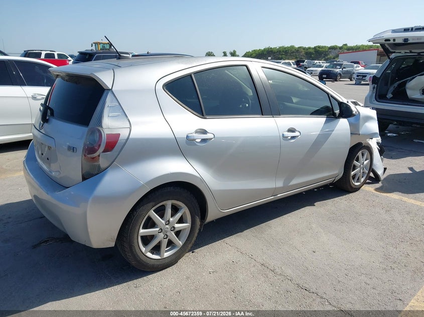 2012 Toyota Prius C Three VIN: JTDKDTB36C1523253 Lot: 45672359