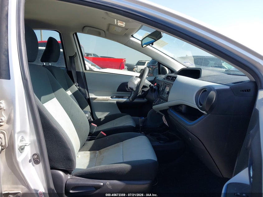 2012 Toyota Prius C Three VIN: JTDKDTB36C1523253 Lot: 45672359