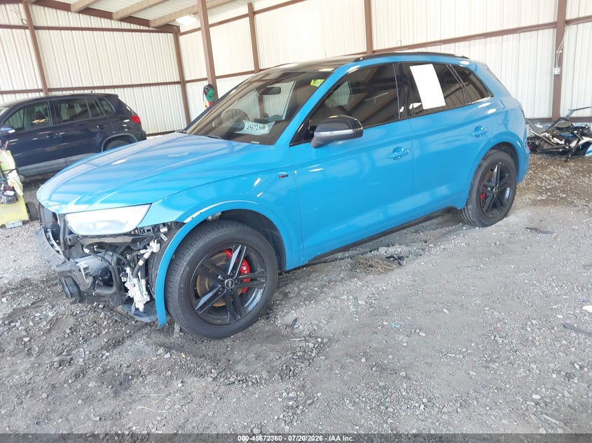 2022 Audi Q5, Front End, IAAI, VIN WA1G2AFY8N2091844 — photo 2