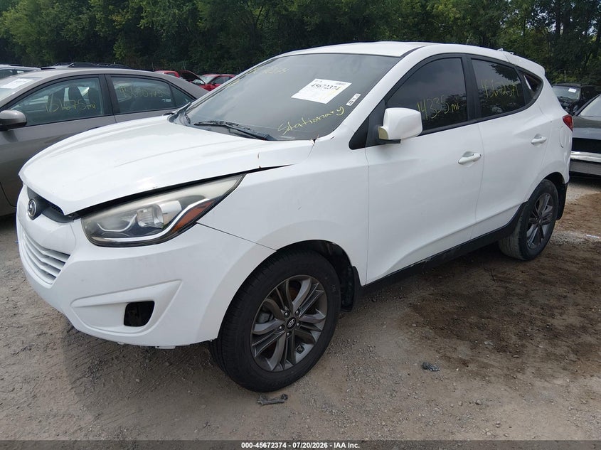 2015 Hyundai Tucson, Лівий зад, IAAI, VIN KM8JT3AF7FU964673 — фото 2