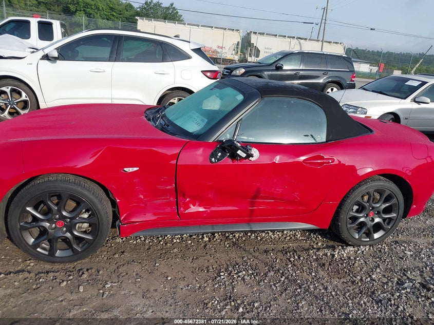 2017 Fiat 124 Spider Elaborazione Abarth VIN: JC1NFAEKXH0120613 Lot: 45672381