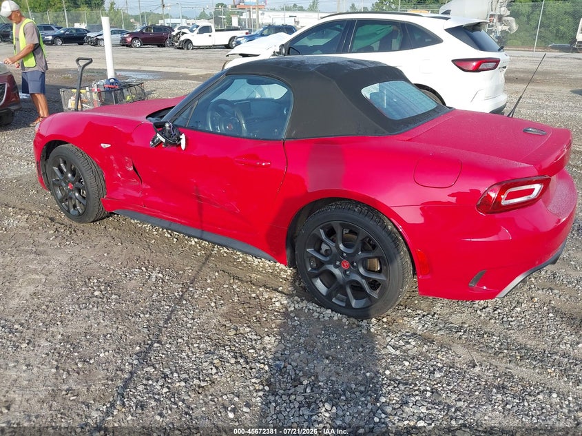 2017 Fiat 124 Spider Elaborazione Abarth VIN: JC1NFAEKXH0120613 Lot: 45672381