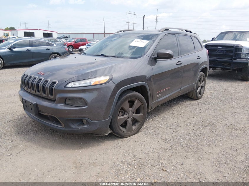 Vin: 1c4pjlcb9gw319561, lot: 46171002, jeep cherokee 75th anniversary 20162