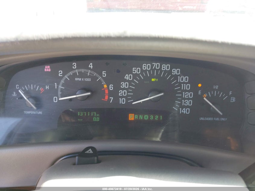 2003 Buick Park Avenue VIN: 1G4CW54K934168149 Lot: 45672419