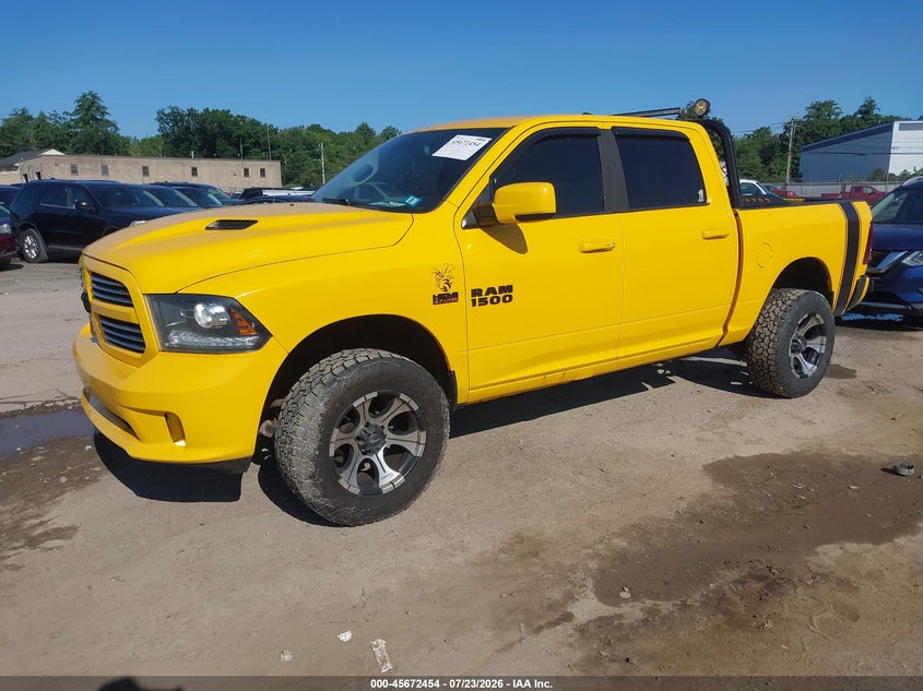 Vin: 1c6rr7mtxgs306834, lot: 46171054, ram 1500 sport 20162