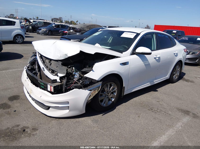 Vin: 5xxgt4l35gg058729, lot: 46171064, kia optima lx 20162