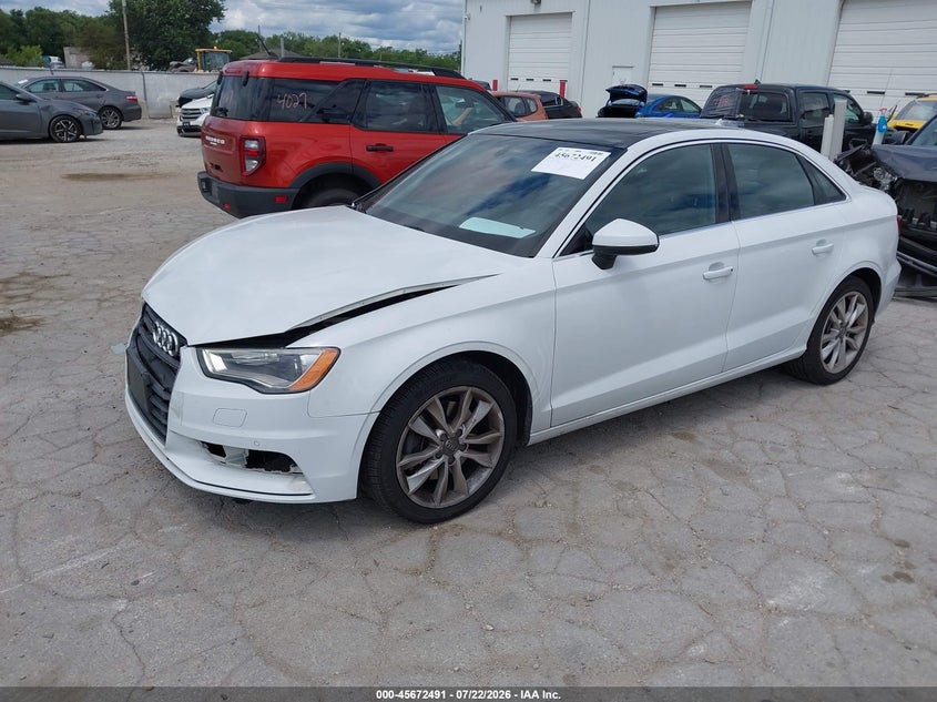 Vin: wauefgff2f1068843, lot: 46171092, audi a3 2.0t premium 20152
