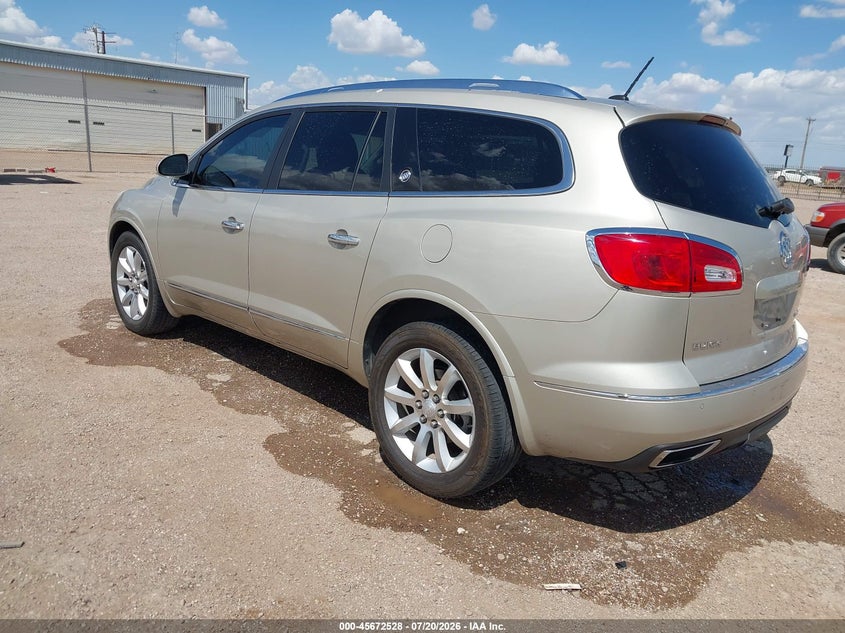 Vin: 5gakvckd3ej355520, lot: 46171128, buick enclave premium 20143