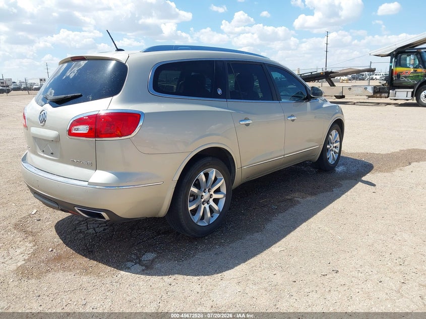 Vin: 5gakvckd3ej355520, lot: 46171128, buick enclave premium 20144