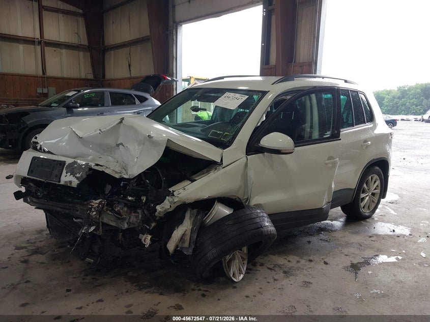 2015 Volkswagen Tiguan Se VIN: WVGBV7AX2FW510723 Lot: 45672547
