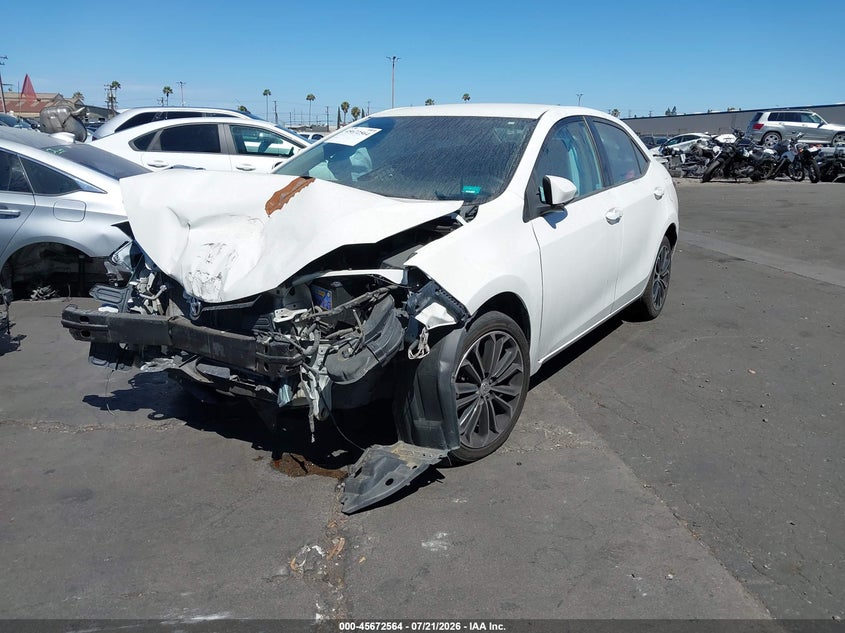 2016 Toyota Corolla S Plus VIN: 5YFBURHE2GP445678 Lot: 45672564