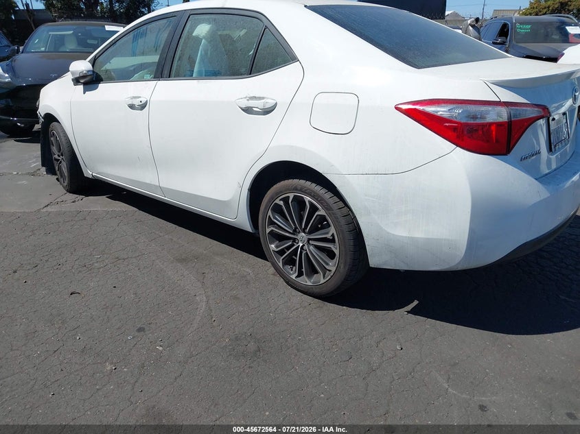 2016 Toyota Corolla S Plus VIN: 5YFBURHE2GP445678 Lot: 45672564