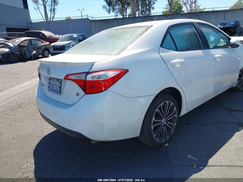 2016 Toyota Corolla S Plus VIN: 5YFBURHE2GP445678 Lot: 45672564
