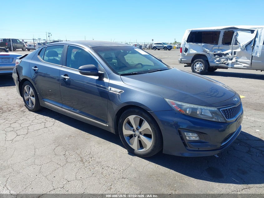 Vin: knagn4ad7f5080270, lot: 46171176, kia optima hybrid ex 2015 img_1